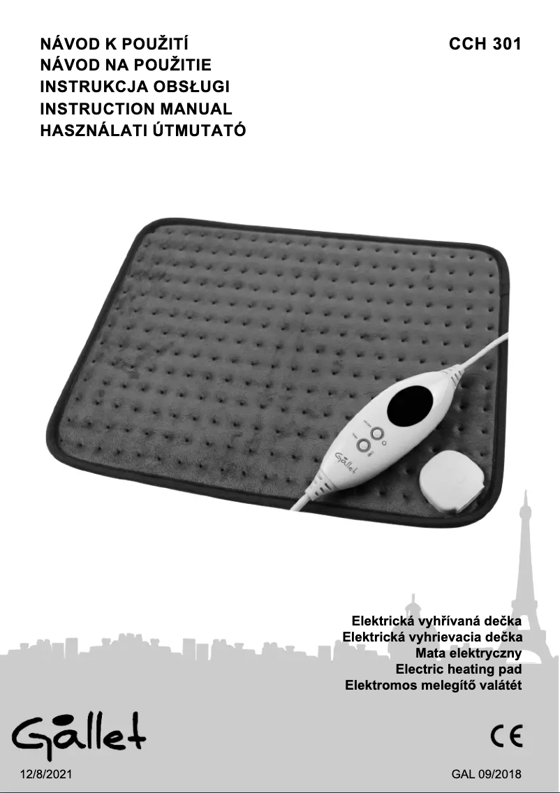 Page 1 de la notice Manuel utilisateur Gallet CCH 301