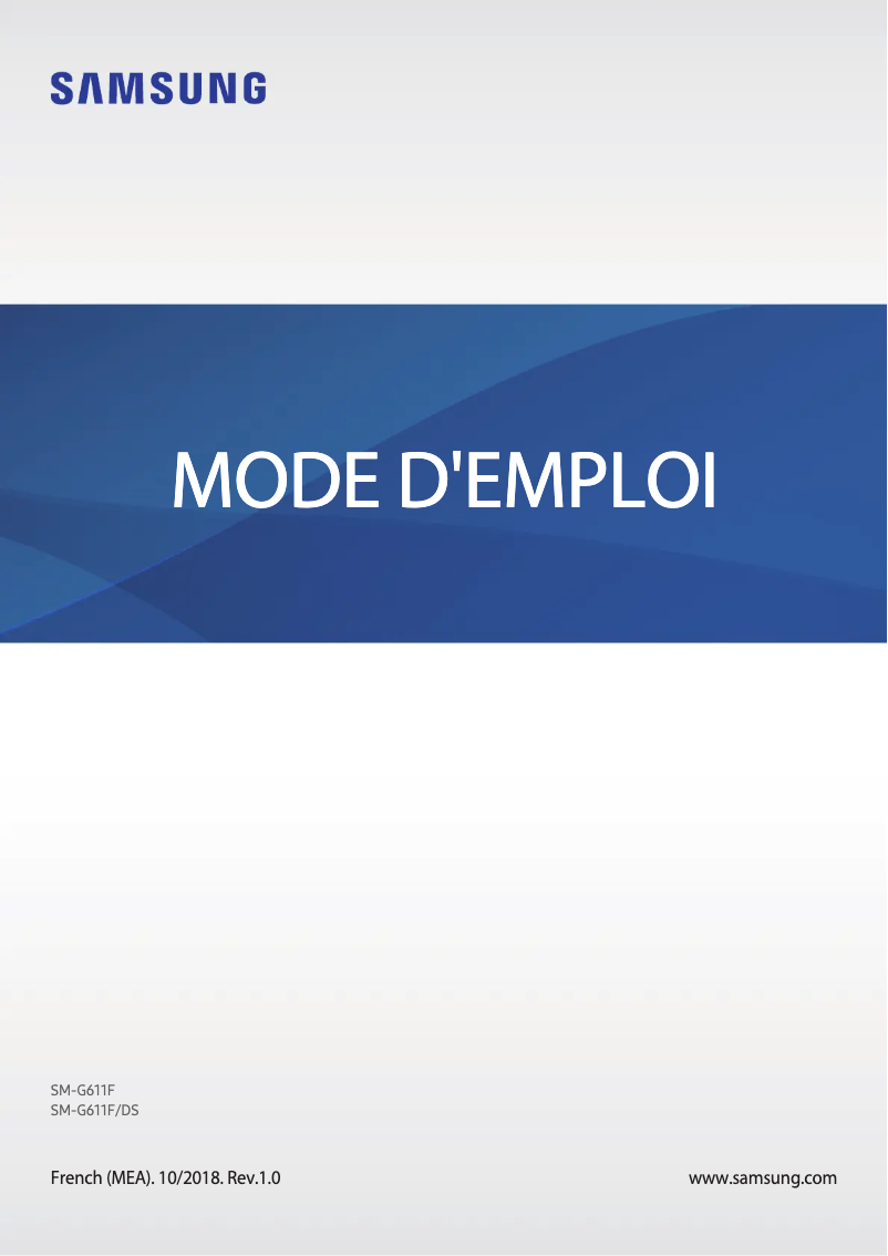 Page 1 de la notice Manuel utilisateur Samsung Galaxy J7 Prime 2