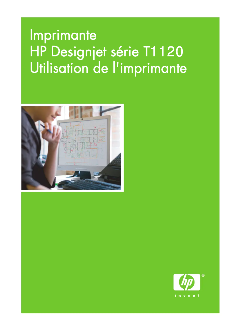 Page 1 de la notice Manuel utilisateur HP DesignJet T1120