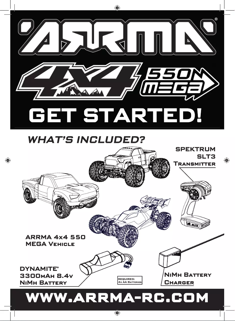 Page n°1 - Manuel utilisateur ARRMA TYPHON 4X4 V3 MEGA