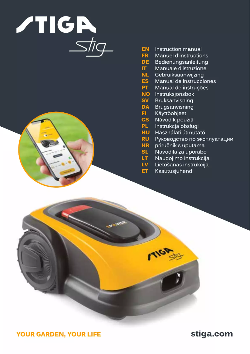 Image de la première page du manuel de l'appareil Stig