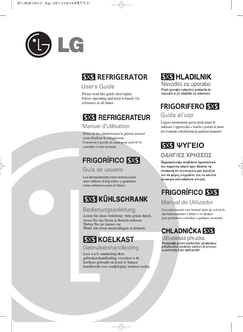 Image de la première page du manuel de l'appareil GW-B227HLQV