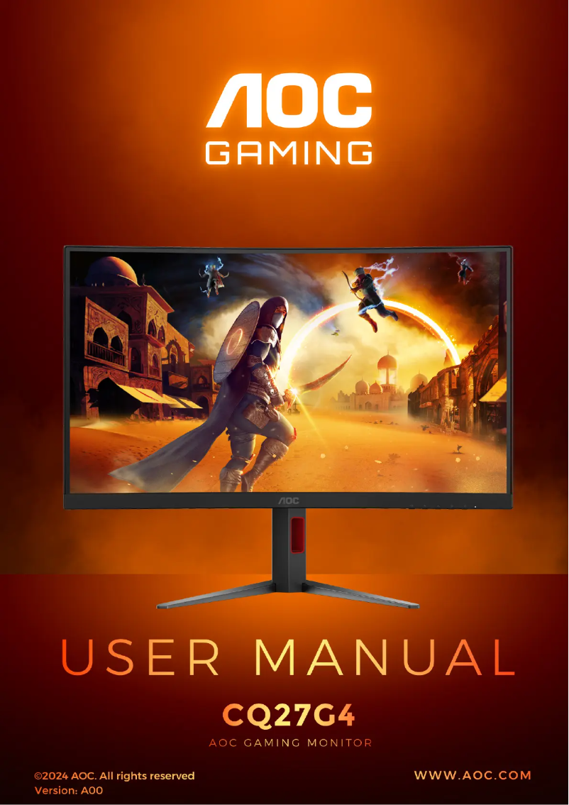 Image de la première page du manuel de l'appareil CQ27G4