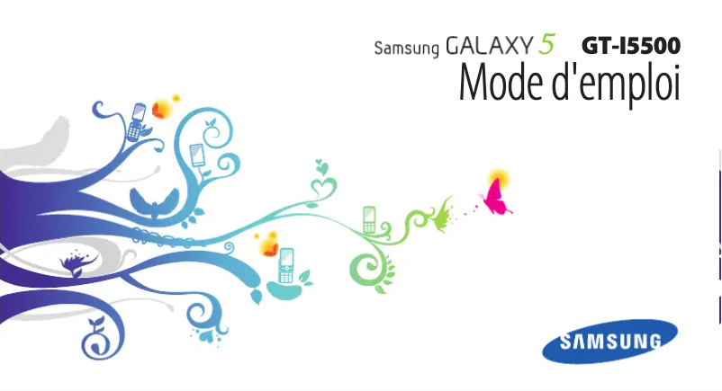 Page n°1 - Manuel utilisateur Samsung Galaxy GT-I5500