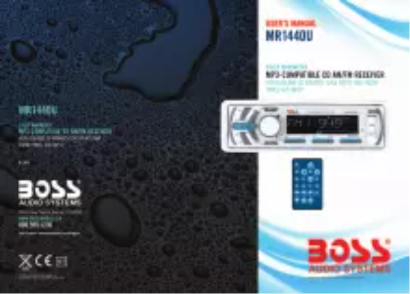Page n°1 - Manuel utilisateur Boss MCK1440W.6