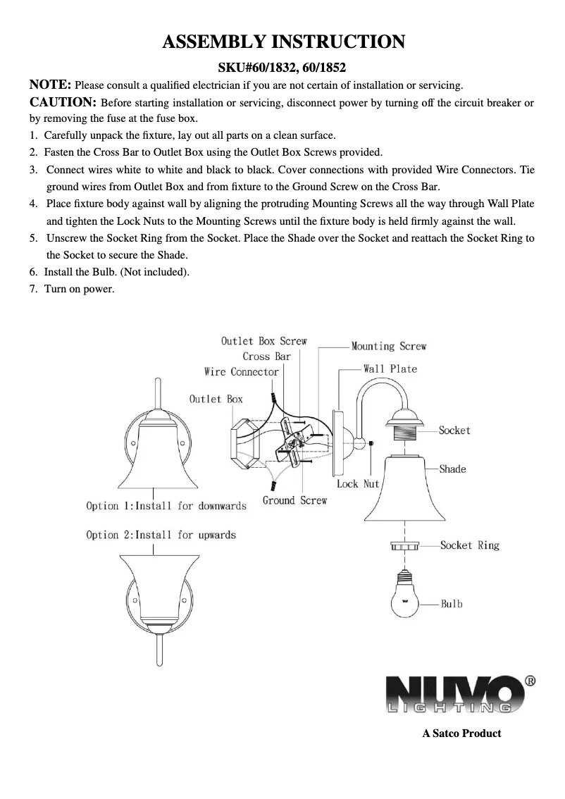 Página 1 del manual Manual de usuario NUVO Dupont 60/1852