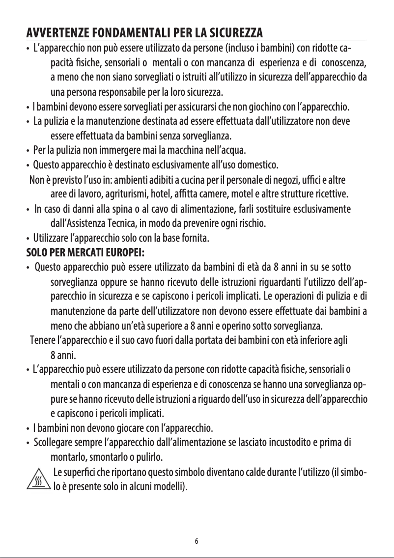 Image de la première page du manuel de l'appareil Alicia EMF2