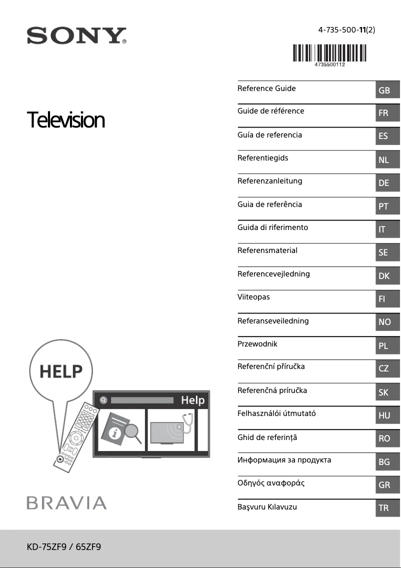 Image de la première page du manuel de l'appareil KD-75ZF9