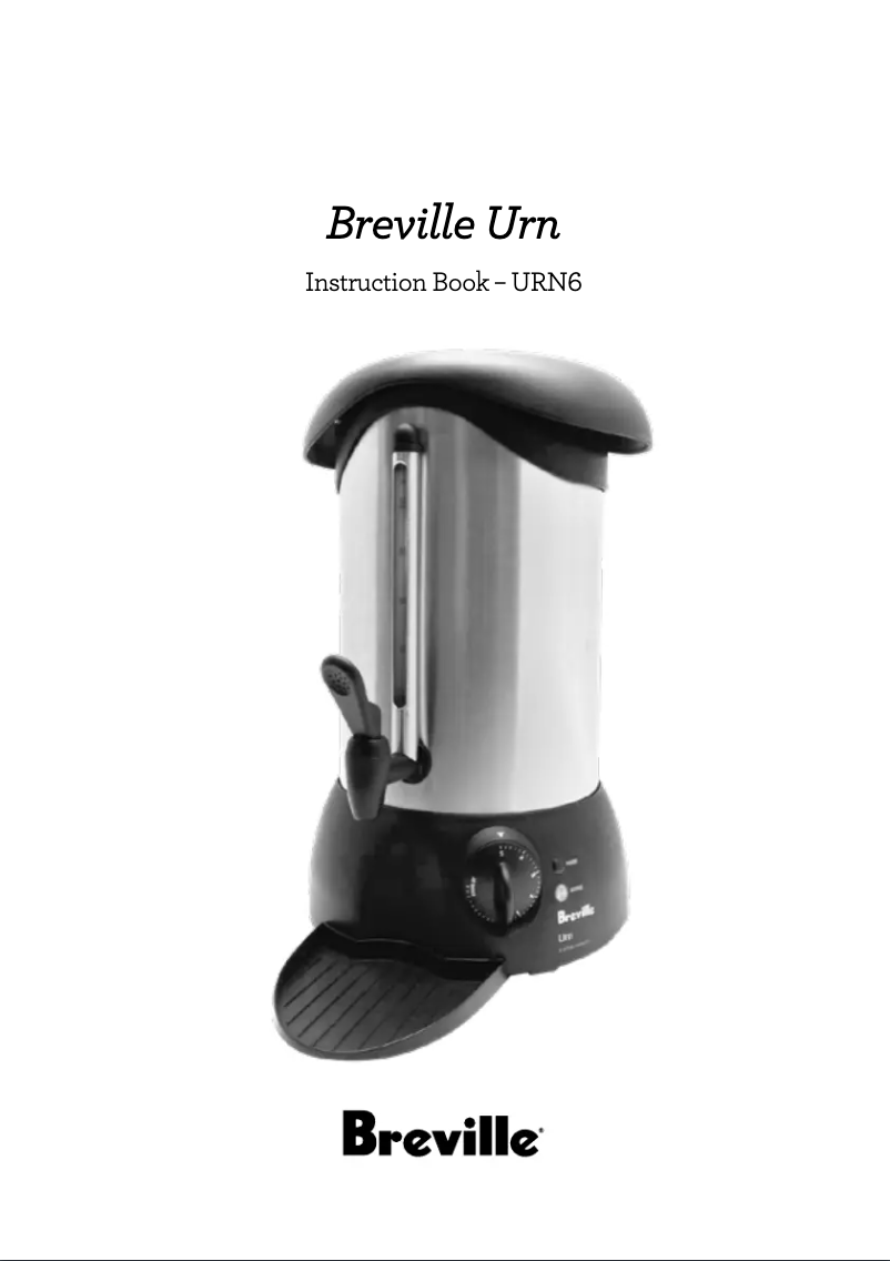 Página 1 del manual Manual de usuario Breville the Hot & Ready URN6