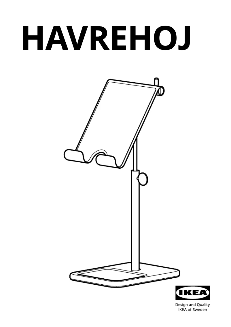 Page 1 de la notice Manuel utilisateur Ikea HAVREHOJ 405.345.76