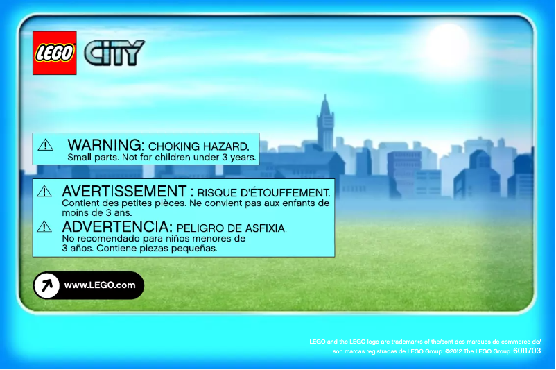 Page 1 de la notice Manuel utilisateur Lego City 4428