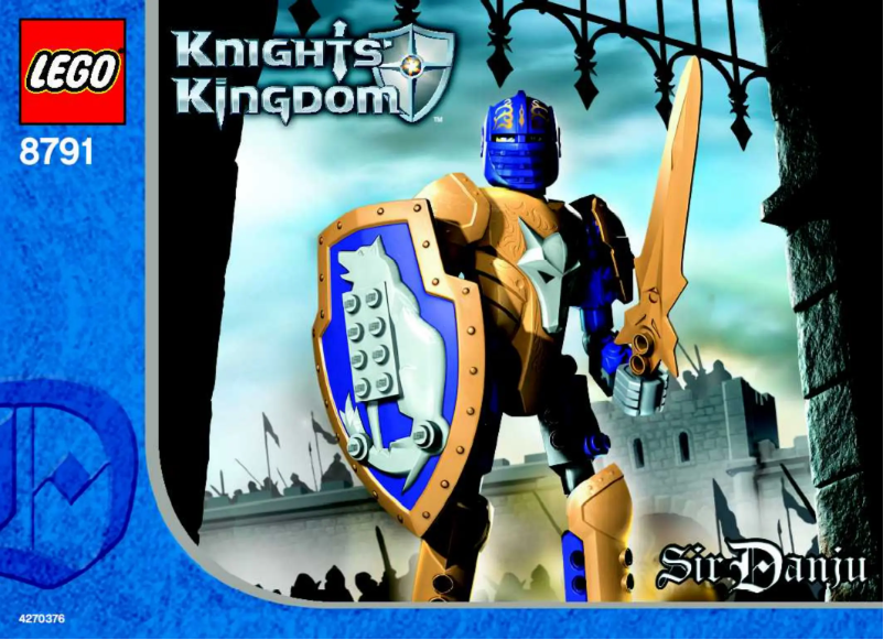 Page 1 de la notice Manuel utilisateur Lego Knights Kingdom 8791
