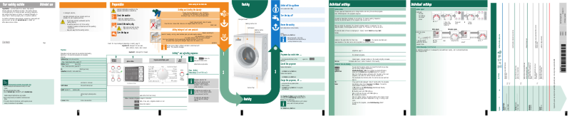Image de la première page du manuel de l'appareil WAS2446XEE