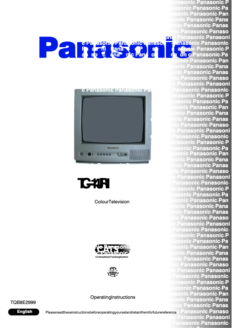 Página 1 del manual Manual de usuario Panasonic TC-14JR1