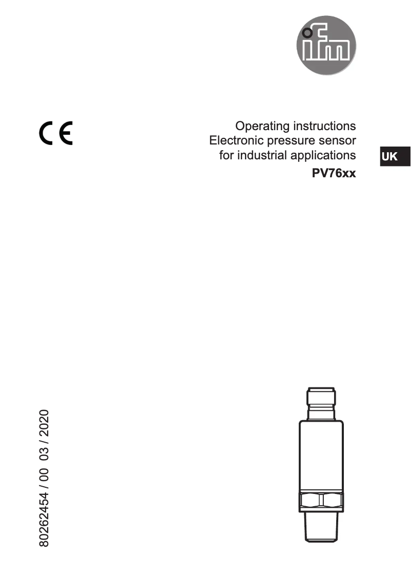 Image de la première page du manuel de l'appareil PV7602