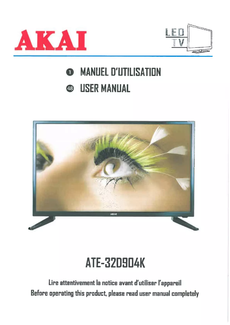 Imagen de la primera página del manual del dispositivo ATE-32D904K