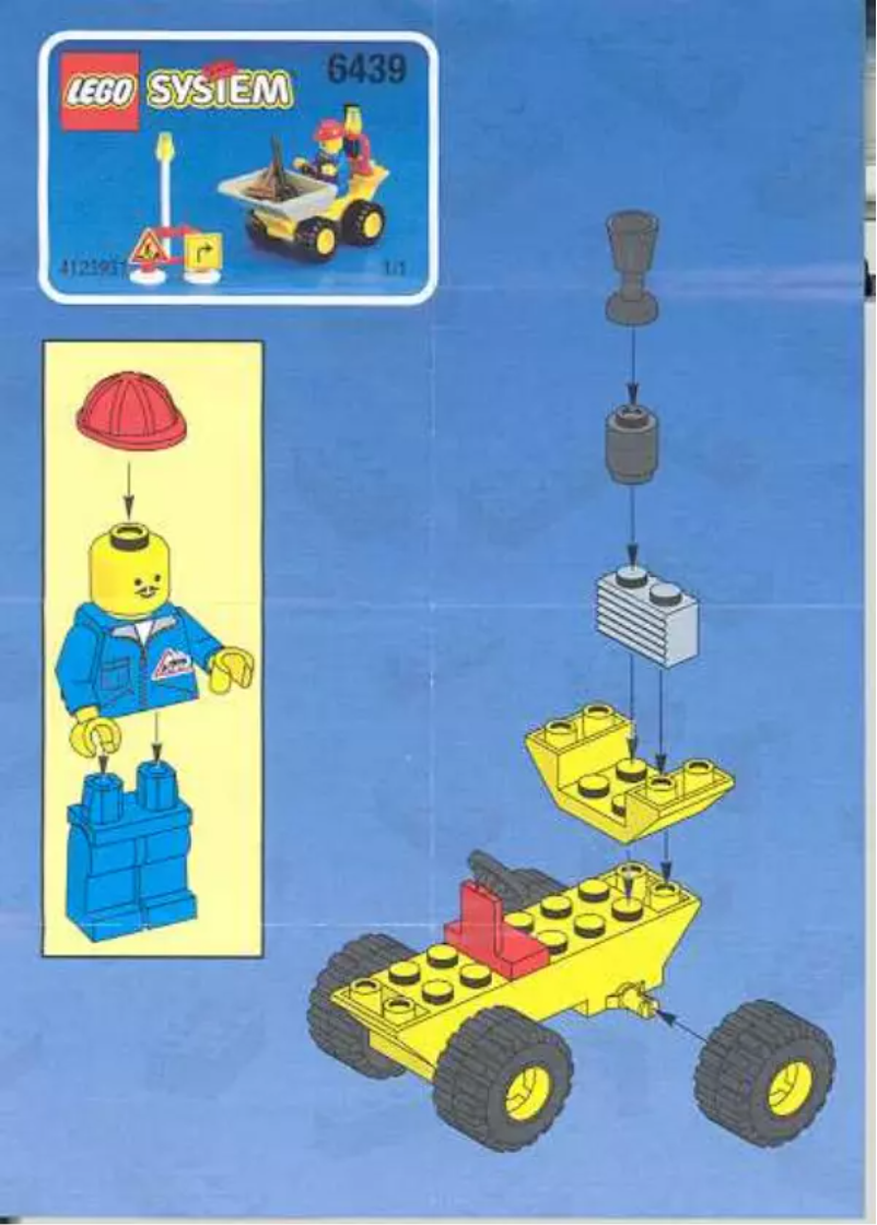 Page n°1 - Manuel utilisateur Lego City 6439