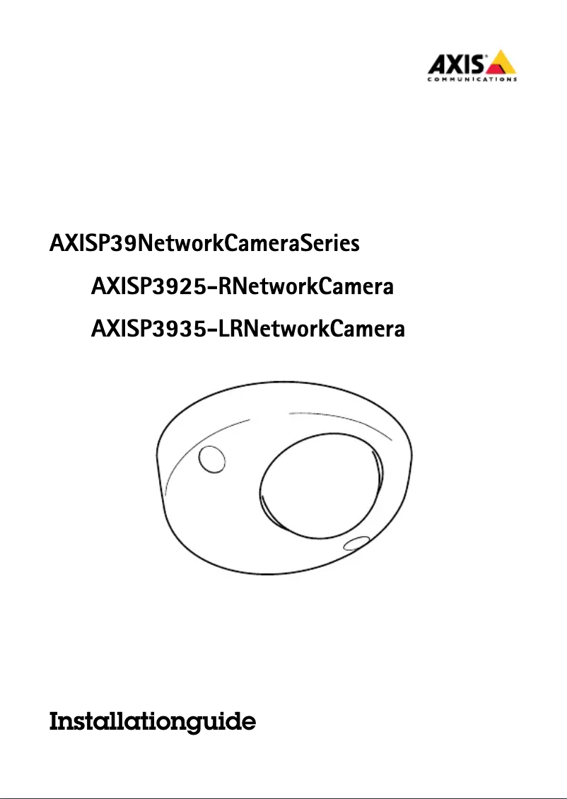 Image de la première page du manuel de l'appareil P3935-LR