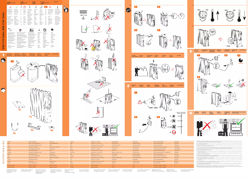 Page n°1 - Manuel utilisateur Zibro EOR 1124 Turbo