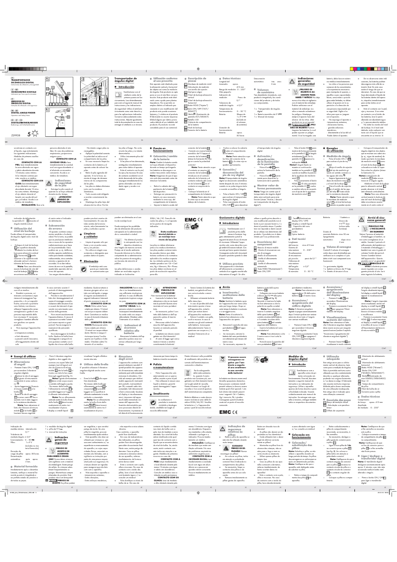 Page n°1 - Manuel utilisateur Powerfix Z29938