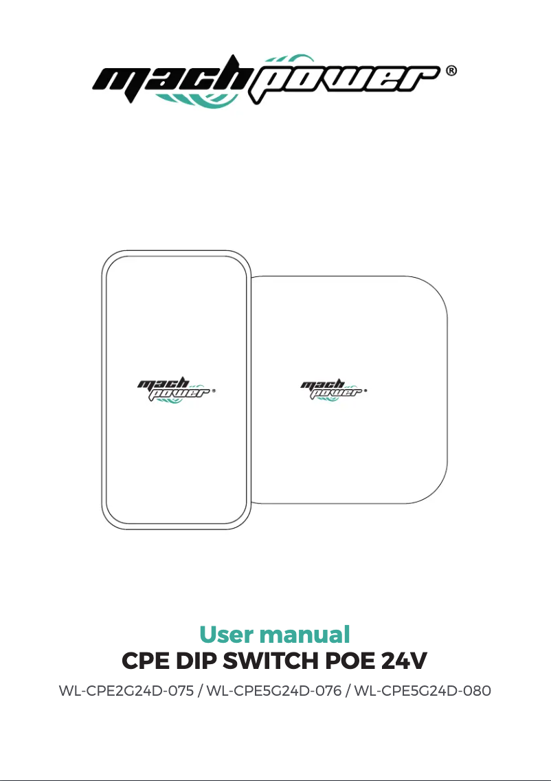 Image de la première page du manuel de l'appareil WL-CPE2G24D-075