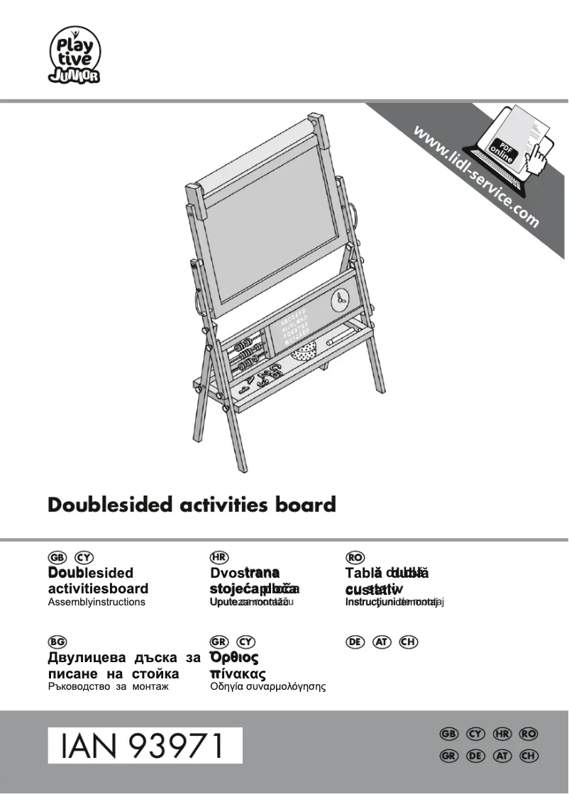 Page 1 de la notice Manuel utilisateur Playtive IAN 93971