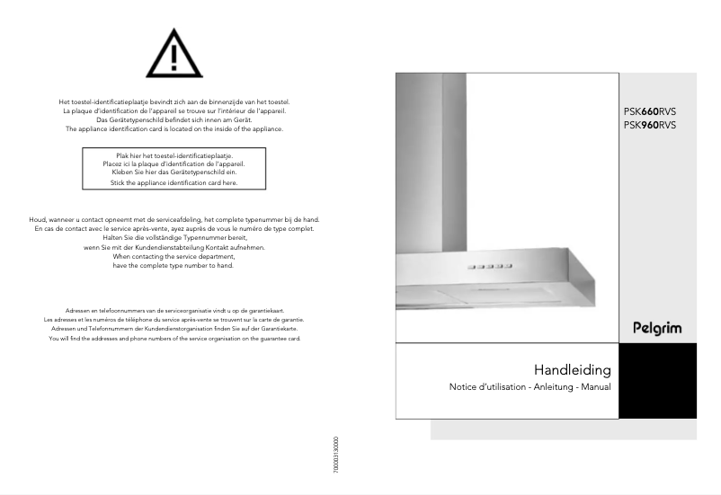 Imagen de la primera página del manual del dispositivo PSK 960