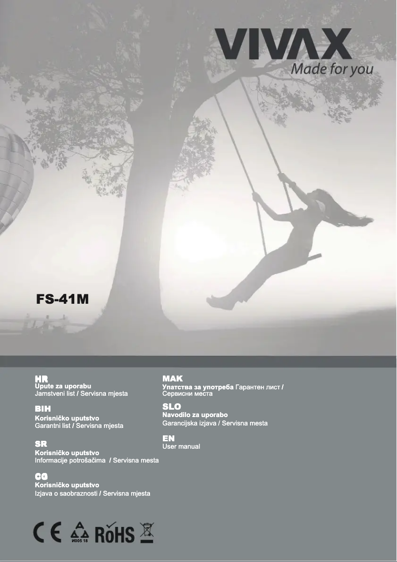 Image de la première page du manuel de l'appareil FS-41M