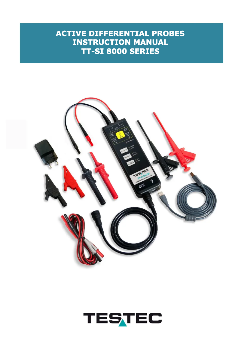 Image de la première page du manuel de l'appareil TT-SI 8010A