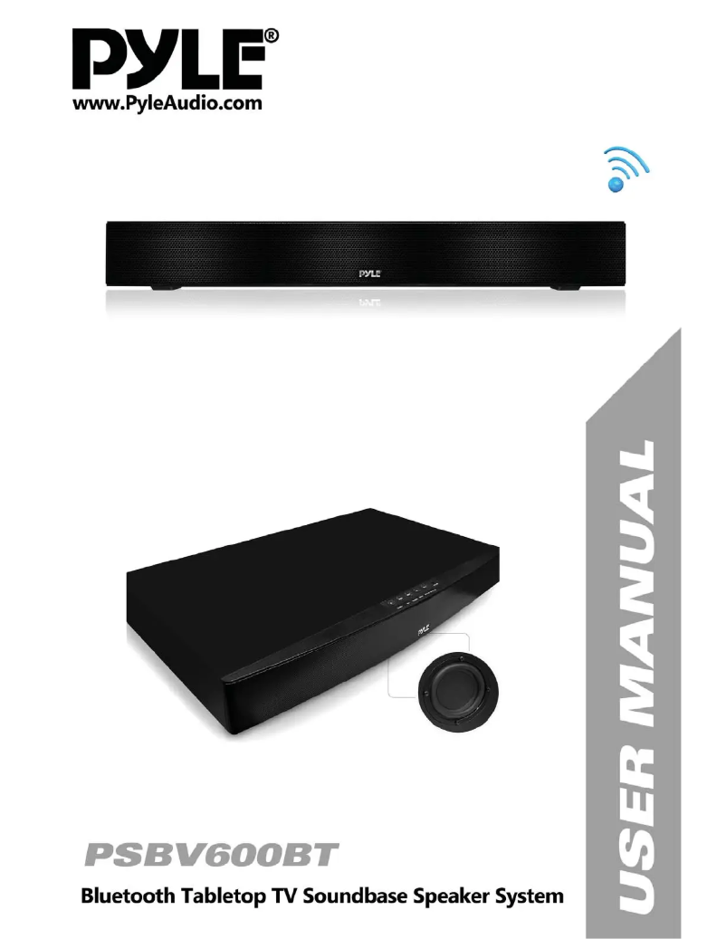 Image de la première page du manuel de l'appareil Wave Base PSBV600BT