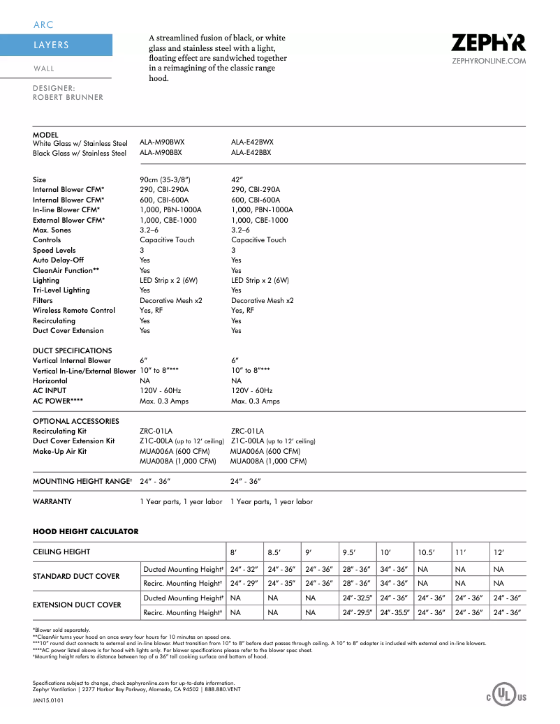 Image de la première page du manuel de l'appareil ALAM90BWX