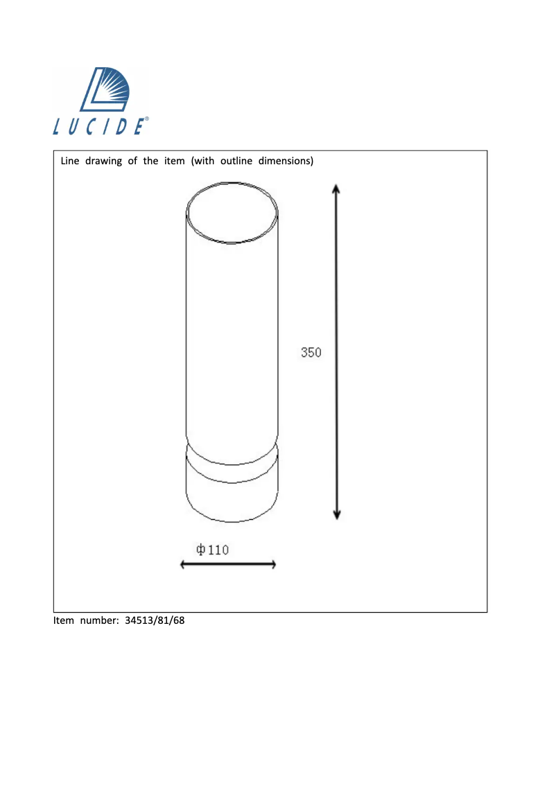Page 1 de la notice Manuel utilisateur Lucide Mandy 34513/81/68