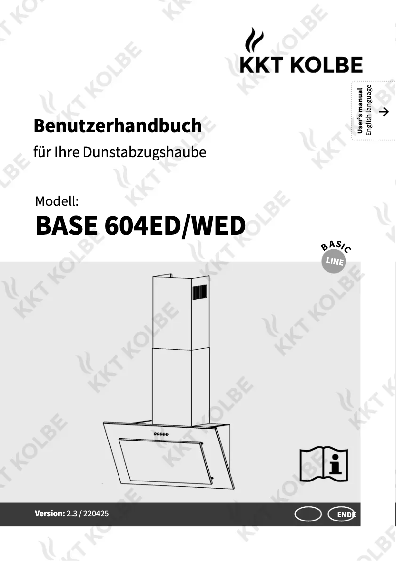 Image de la première page du manuel de l'appareil BASE604WED