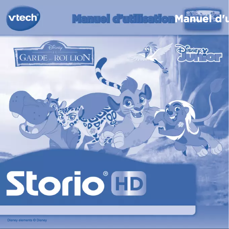 Page 1 de la notice Manuel utilisateur Vtech La garde du Roi Lion