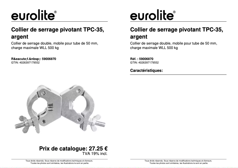 Image de la première page du manuel de l'appareil TPC-35