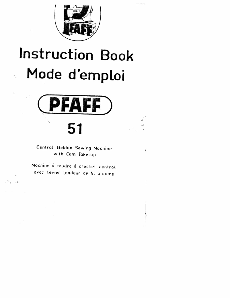Image de la première page du manuel de l'appareil 51