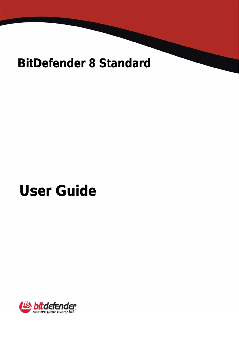 Página 1 del manual Manual de usuario Bitdefender 8 Standard
