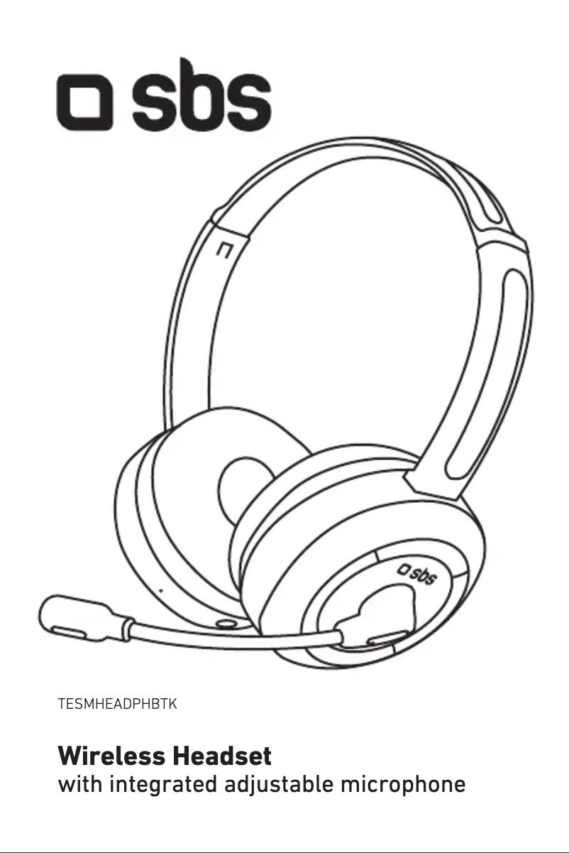 Page 1 de la notice Manuel utilisateur SBS Wireless Headset
