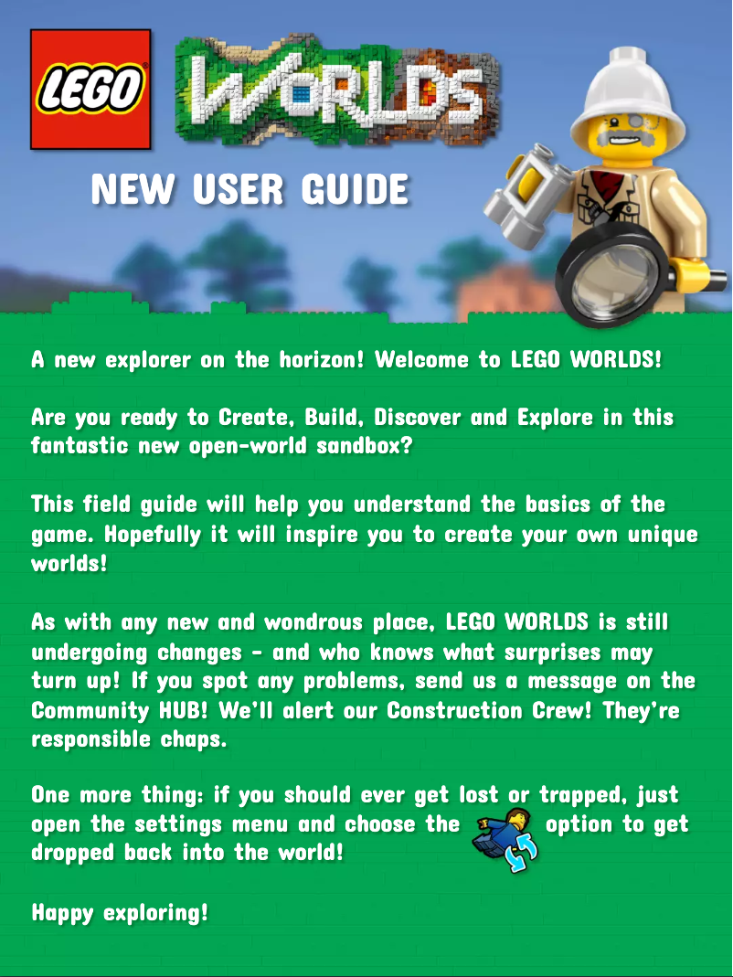 Page n°1 - Manuel utilisateur Lego Worlds