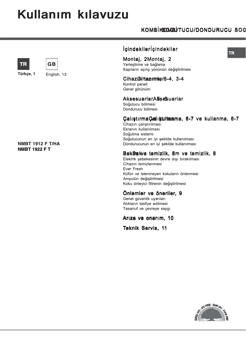 Página 1 del manual Manual de usuario Hotpoint Ariston NBMT 1912 F T/HA