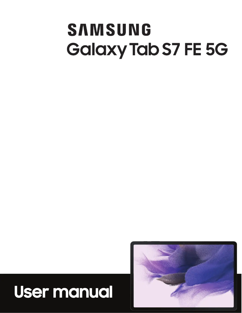 Page n°1 - Manuel utilisateur Samsung Galaxy Tab S7 FE SG