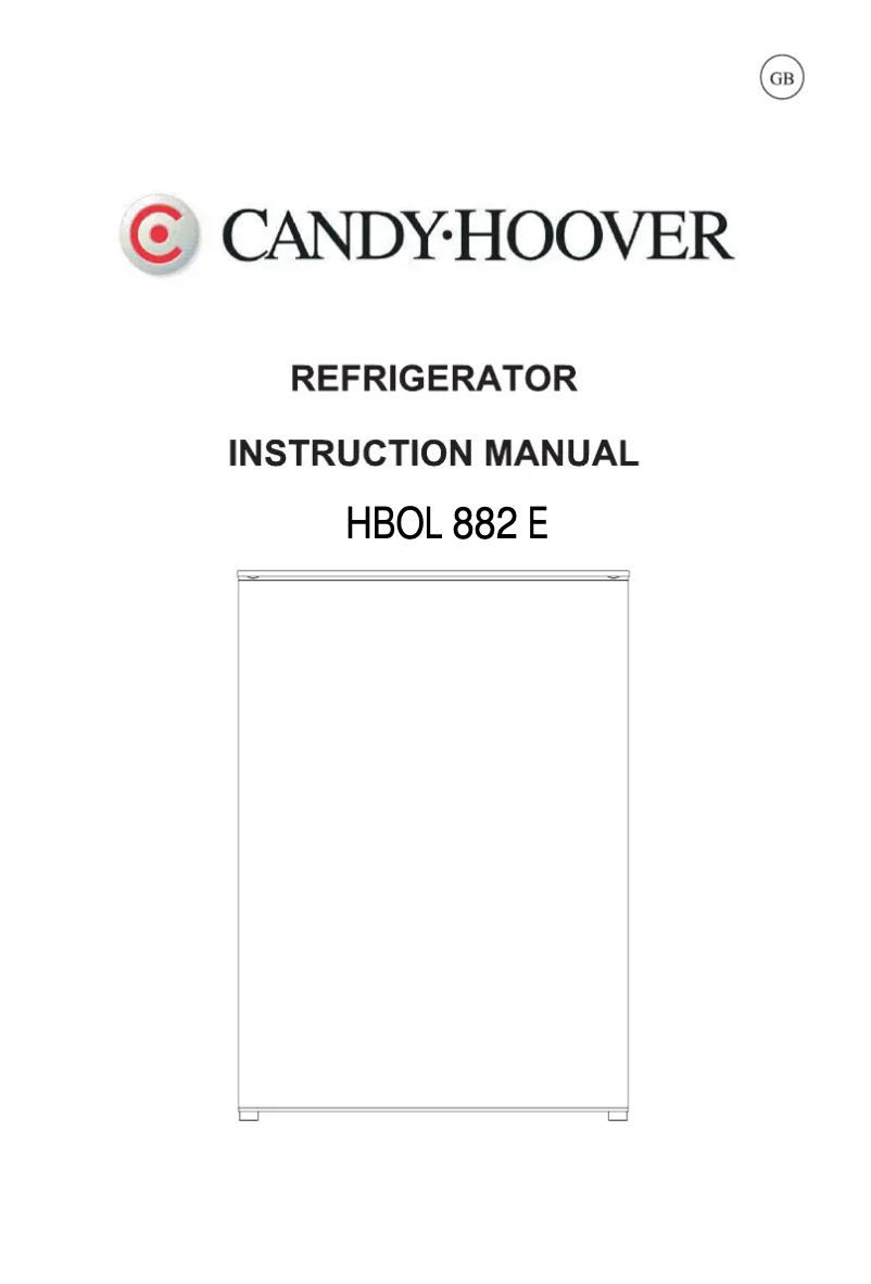 Page n°1 - Manuel utilisateur Hoover HBOL 882 E