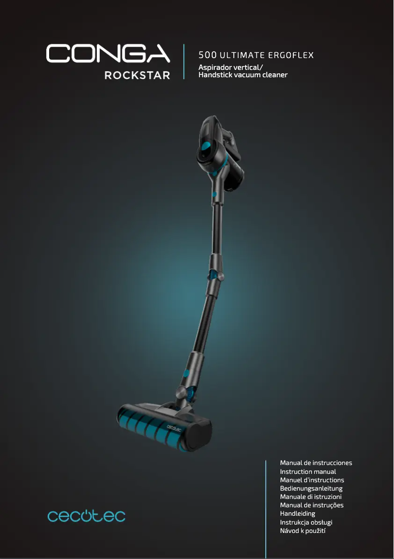 Page n°1 - Manuel utilisateur Cecotec Conga RockStar 500 Ultimate ErgoFlex