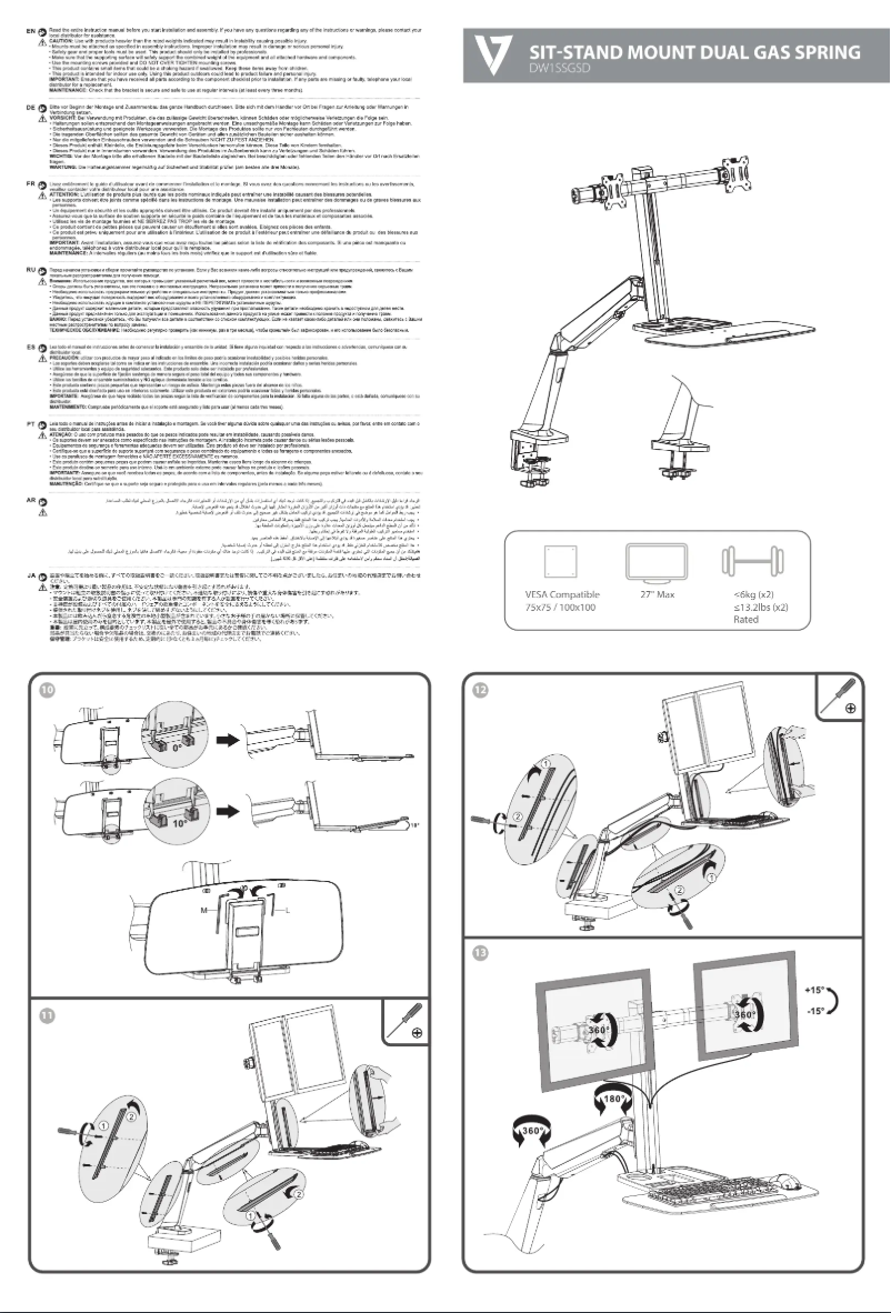 Page 1 de la notice Manuel utilisateur V7 DW1SSGSD-1E