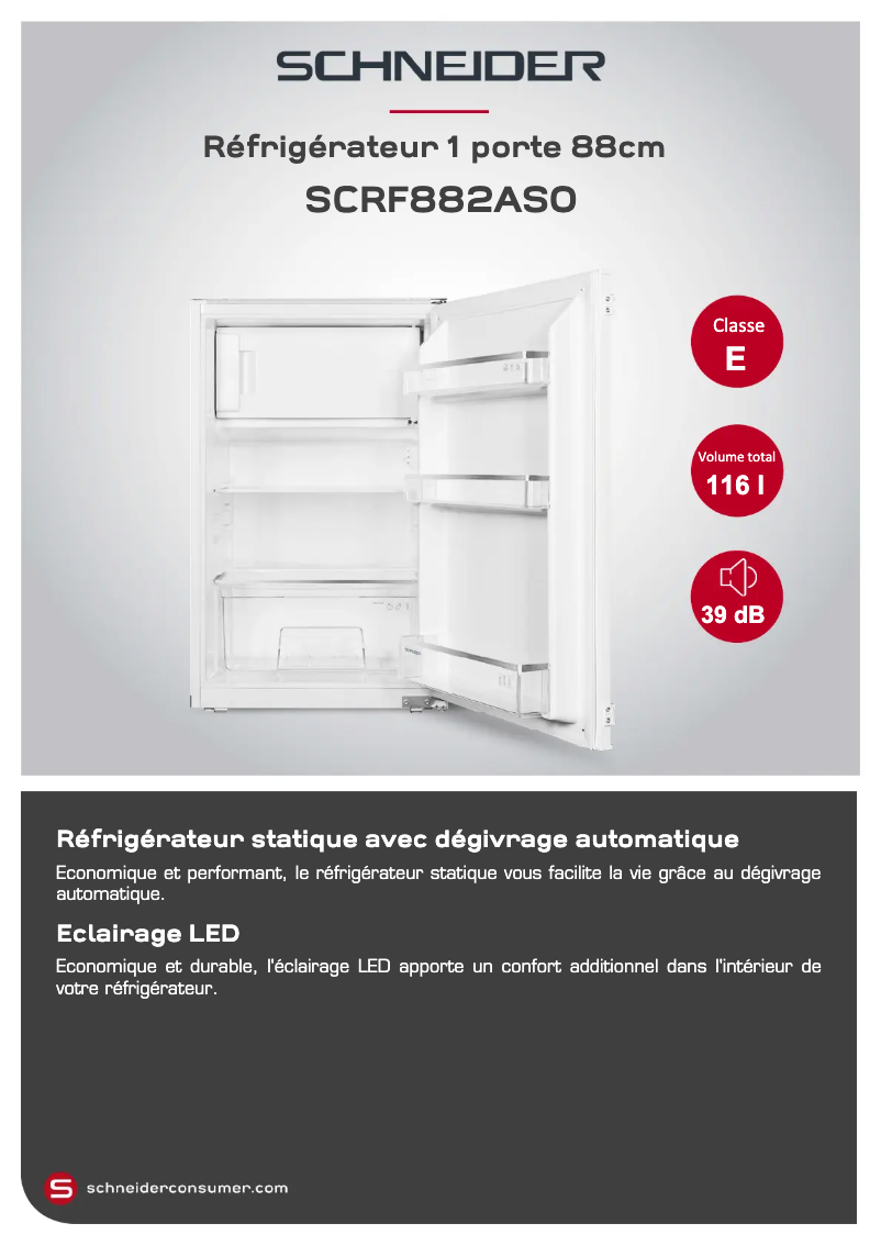Imagen de la primera página del manual del dispositivo SCRF882AS0