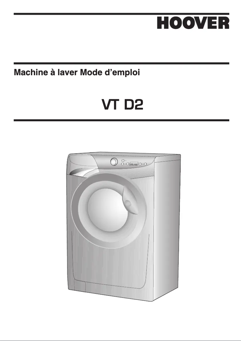 Page n°1 - Manuel utilisateur Hoover VT 1014D2/1-47