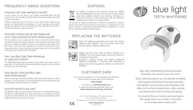 Image de la première page du manuel de l'appareil DCWH6