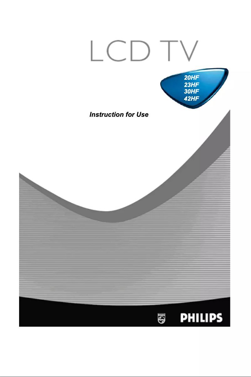 Image de la première page du manuel de l'appareil 30HF9442