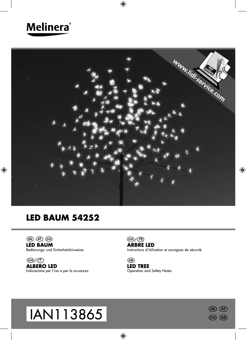 Page n°1 - Manuel utilisateur Melinera IAN 303708