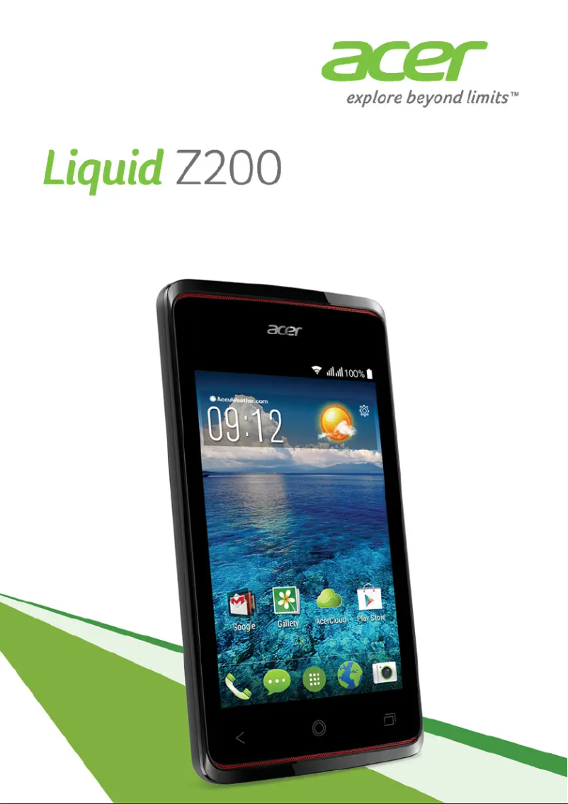 Página 1 del manual Manual de usuario Acer Liquid Z200 Duo